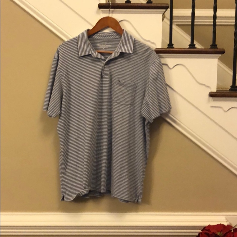 Vineyard vines polo shirt size large 100% cotton